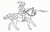 Knights Medieval Castle Soldado Insertion Mendigo sketch template