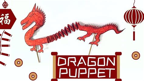 chinese  year dragon puppet origami dragon    chinese