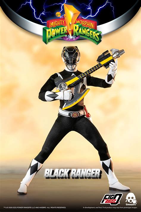 mighty morphin power rangers black ranger threezero store