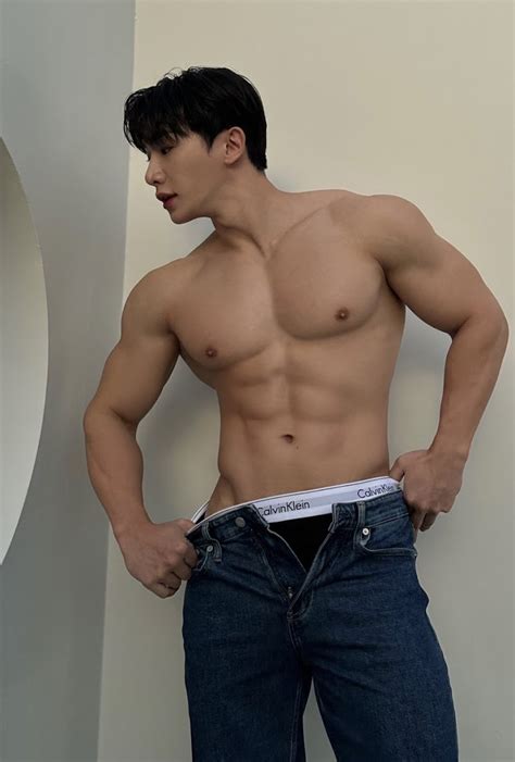 wonhos physique stuns fans  latest calvin klein campaign koreaboo