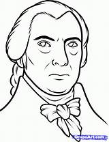 James Drawing Madison Draw Drawings Simple Clipart Step Cartoon Sketch Washington George Portrait Shutterstock Dragoart Sketches Clipartmag sketch template