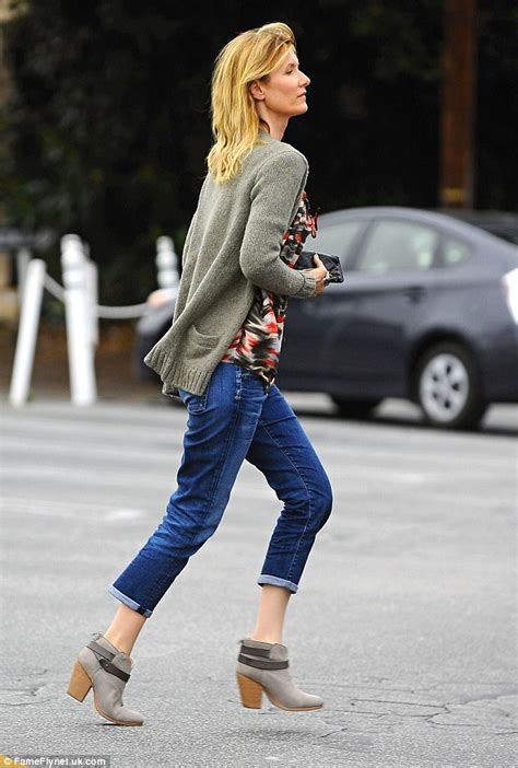 laura dern sports cropped jeans and nude heeled ankle boots in la daily mail online