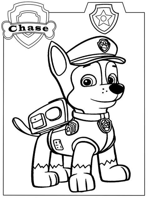 dibujos de paw patrol  colorear dibujos colorear ninos paw