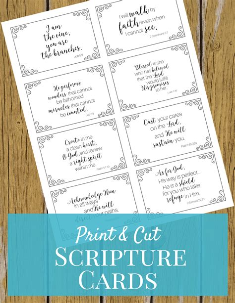scripture printables  scripture cards scripture cards printable