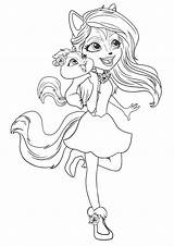 Enchantimals Coloring Pages Print Running Friends Raskrasil sketch template