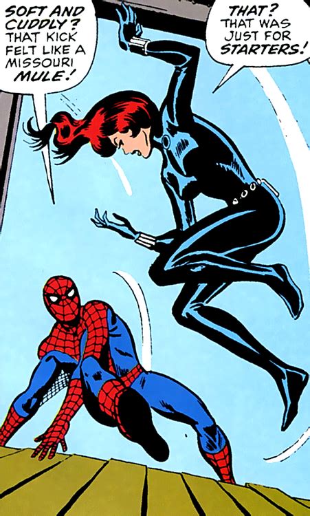 Spider Man And Black Widow Black Widow Marvel Marvel Comic Books Romita