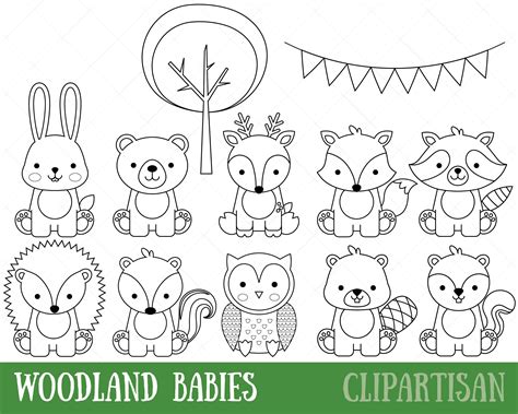 ideas  coloring woodland animal coloring page