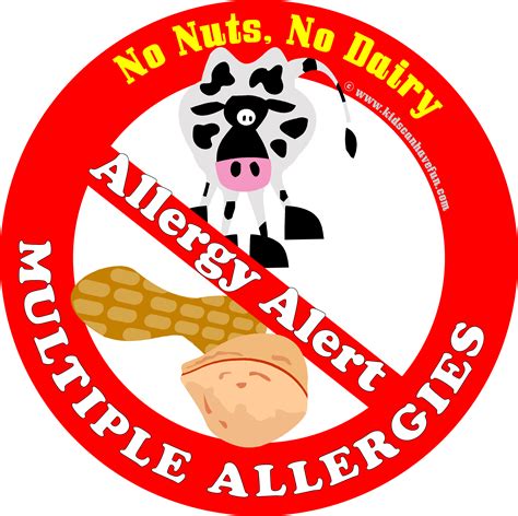 pin  allergy awareness peanutnut  dairy  soy  latex