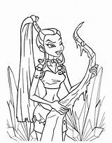 Trix Coloring Pages Winx Witches sketch template