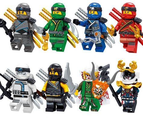 Princess Harumi Zane Jay Kai Cole Minifigures Lego Compatible Ninjago Set