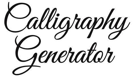 calligraphy generator windows mac ipad arts crafts