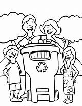 Recycle Coloring Pages Books Recycling Visit Earth sketch template