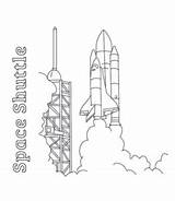 Coloring Space Spaceship Exploration sketch template