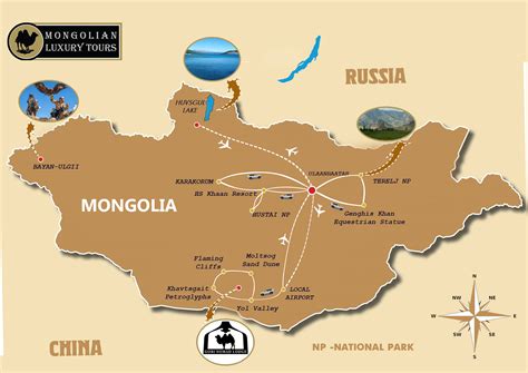 mongolian plateau map