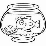 Bowl Fish Coloring Goldfish Empty Pages Clipart Drawing Sheet Printable Clip Peixes Clipartbest Cartoon Dishes Getdrawings Cliparts sketch template