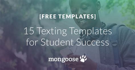 texting templates  current students sample student sms templates