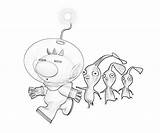 Pikmin Coloring Pages Rock Characters Printable Funny Plymouth Olimar Print Color Captain Getcolorings Template sketch template
