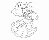 Peach Coloring Princess Pages Daisy Mario Rosalina Kart Print Size Printable Getdrawings Getcolorings Color Baby Popular Coloringhome Comments sketch template