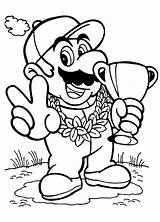 Mario Coloring Pages Win Brothers Race Winner Bowser Title Printable Super Kids Template Getcolorings Color Rocks Luigi Cartoon sketch template