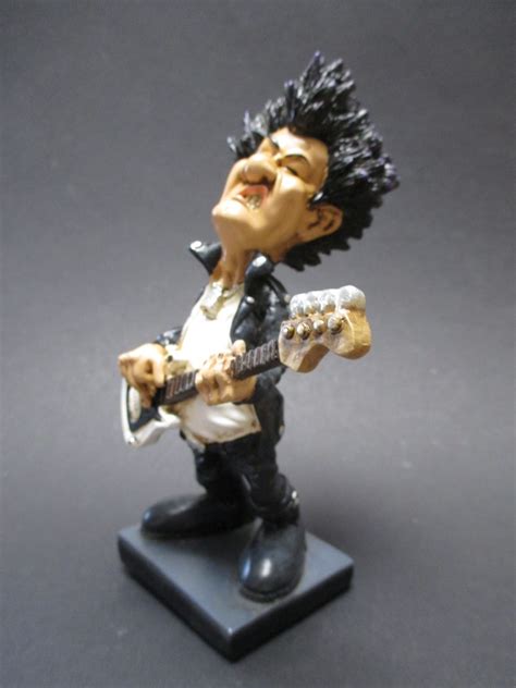 rockstar sid funny poly figurine stratford caricature sculpture music