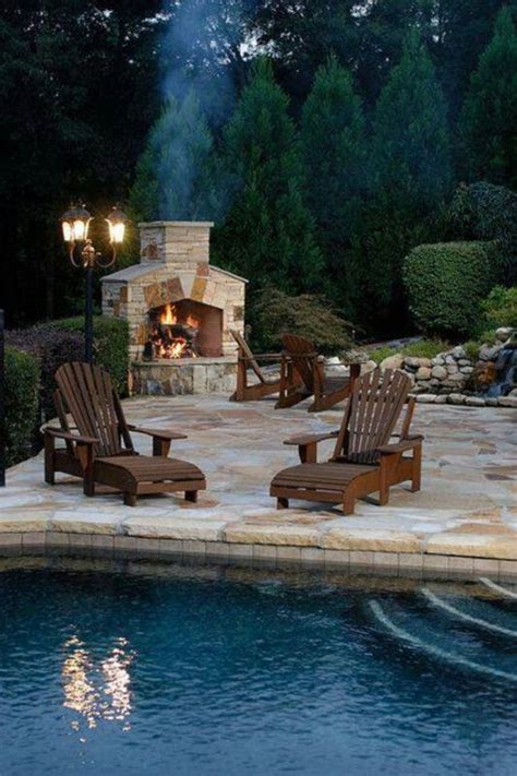 outdoor fire pit  spa ideas outdoor stone fireplaces outdoor