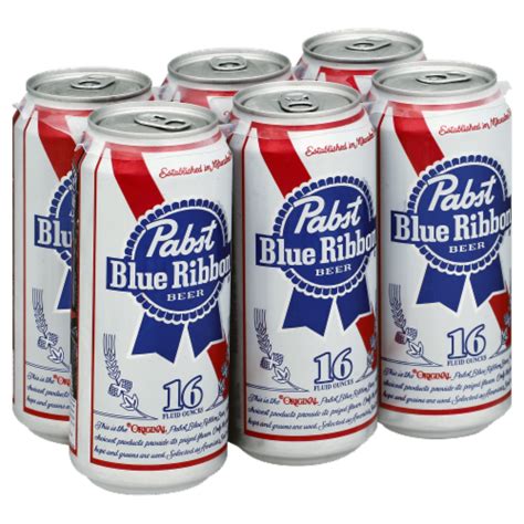 pabst blue ribbon beer  cans  fl oz qfc