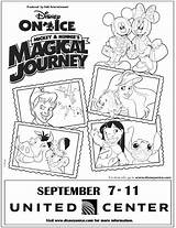 Ice Disney Coloring Sheet Kids Minnie Magical Mickey Presents Journey sketch template