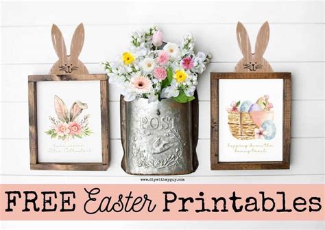 easter printables   peter cottontail diy   guy