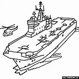 Carrier Aircraft Ship Coloring Drawing Battleship Pages Assault Mistral Thecolor Boat Sketch Templates Submarine Boats Getdrawings Amphibious Template sketch template