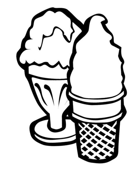 ice cream cone coloring page cookie pinterest ice cream cones