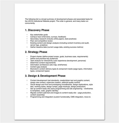 project outline template   word  excel   format