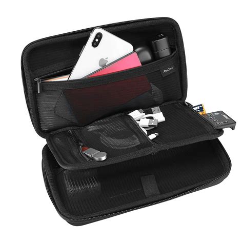 procase electronics hard travel case shockproof durable travel