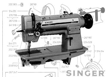 singer    walking foot replacement parts service