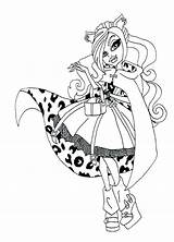 Monster High Coloring Pages Catty Noir Wishes Getcolorings Boo Wisp Color Printable East sketch template