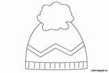 Coloring Snowman Mittens Coloringpage Nieve Gorro sketch template