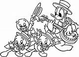 Coloring Ducktales Pages Getcolorings sketch template
