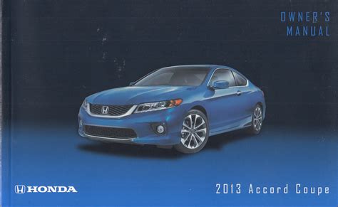 honda accord coupe owners manual original  door