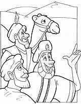 Three Coloring Wise Men Kings Pages Getcolorings Getdrawings Color sketch template