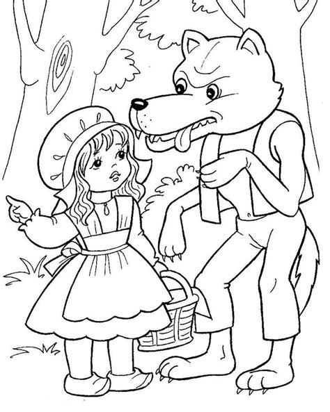 red riding hood coloring pages coloring pages  red