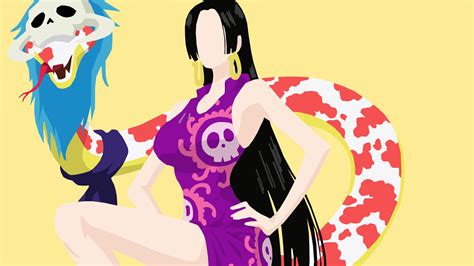 boa hancock one piece minimalist v4 by tekmac