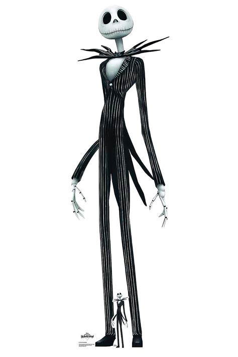 jack skellington  nightmare  christmas cardboard cutout