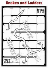 Ladders Snakes Escaleras Serpientes Colouring Leiterspiel Phonics Preescolar Islcollective Calculo Verbs sketch template