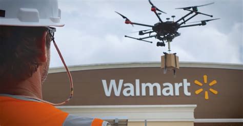 walmart  embraces drone delivery  droneup investment supermarket news