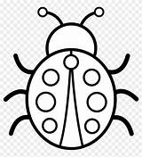 Bug Colouring Clip Pages Clipart Transparent sketch template
