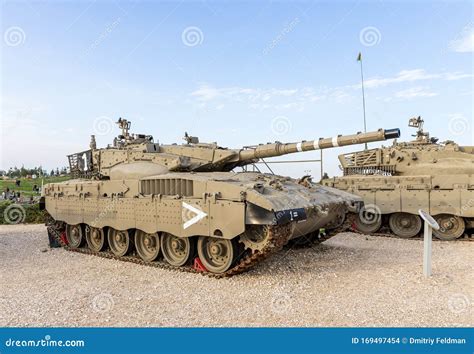 Merkava Iv Israel Defence Forces Main Battle Tank Editorial Photo