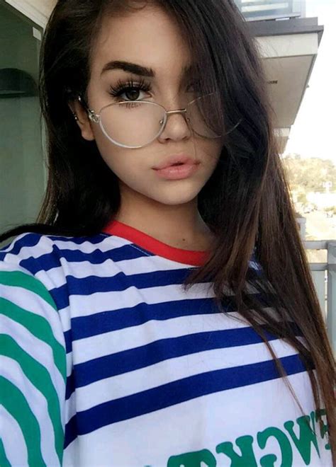 pin by malak goon on its me maggie lindemann girls with glasses