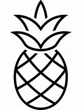 Ananas Pineapple Malvorlage Vormen Votes Stimmen Stemmen sketch template