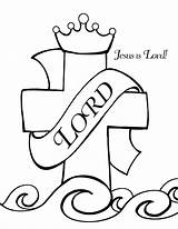 Coloring Jesus Pages Christian Sunday School Lord Bible Cross God King Kids Color Printable Gospel Cartoon Christ Name Clipart Book sketch template