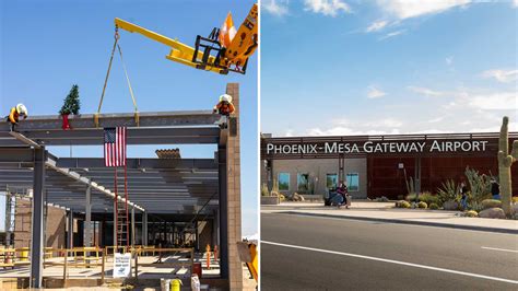 terminal  phoenix mesa gateway airport  track  open  february
