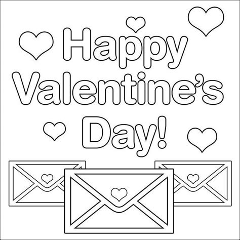 happy valentines day coloring pages valentines   printable